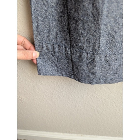 The Great. midi dress size‎ S Carnival Indio Denim Chambray off shoulder bardot - Picture 5 of 7